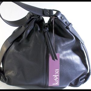 Kooba Black Leather Lori Bag NWT